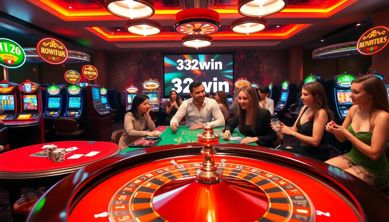 Experience the thrill of gambling at 32win Casino with exciting games and vibrant action.