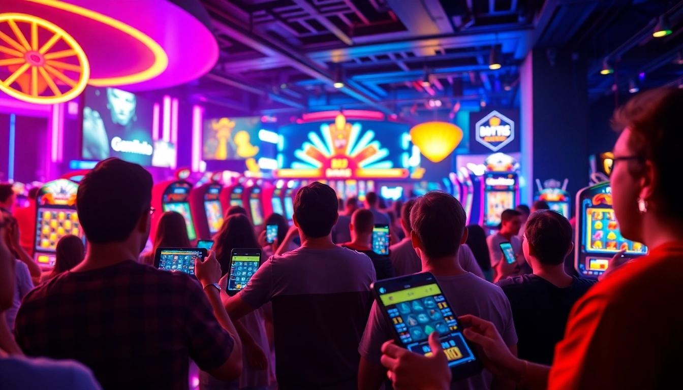 Engaged players enjoying the bdg game in a colorful online gaming environment.